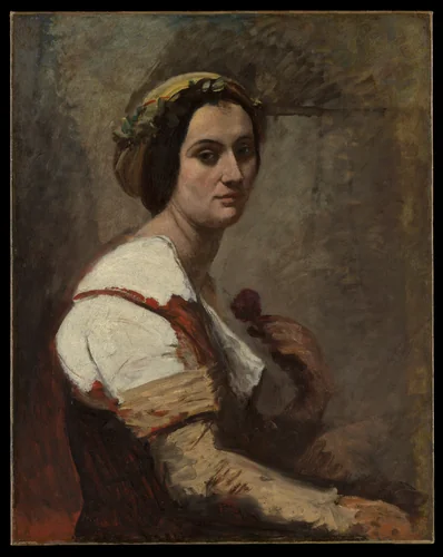 Sibylle by Camille Corot, painting, 1865-1875