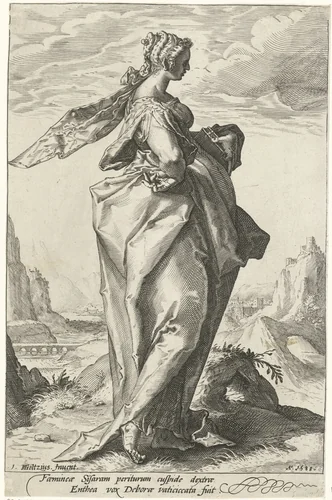 Debora by Unknown, print, 1588