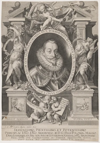 Sigismund III, King of Poland by Aegidius Sadeler II, print, 1570-1629