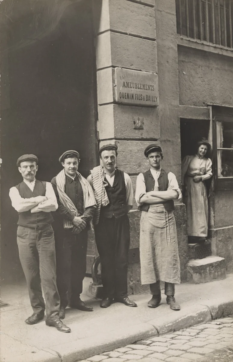 Fabrique ameublements , Quenin Fils & Bailly 9, rue de Feuillants, Lyon by Unidentified Photographer, photograph, 1905