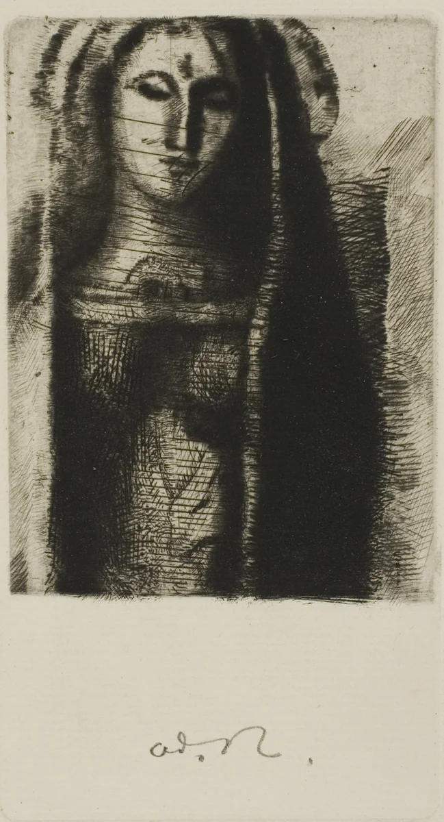 Princess Maleine (The Little Madonna) by Odilon Redon, print, 1892