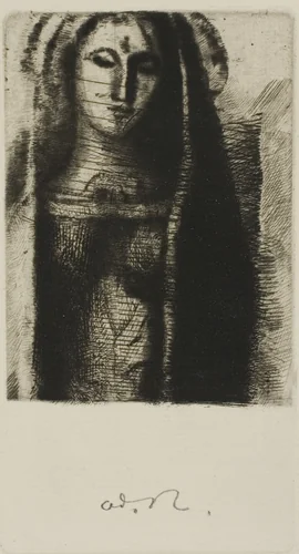 Princess Maleine (The Little Madonna) by Odilon Redon, print, 1892