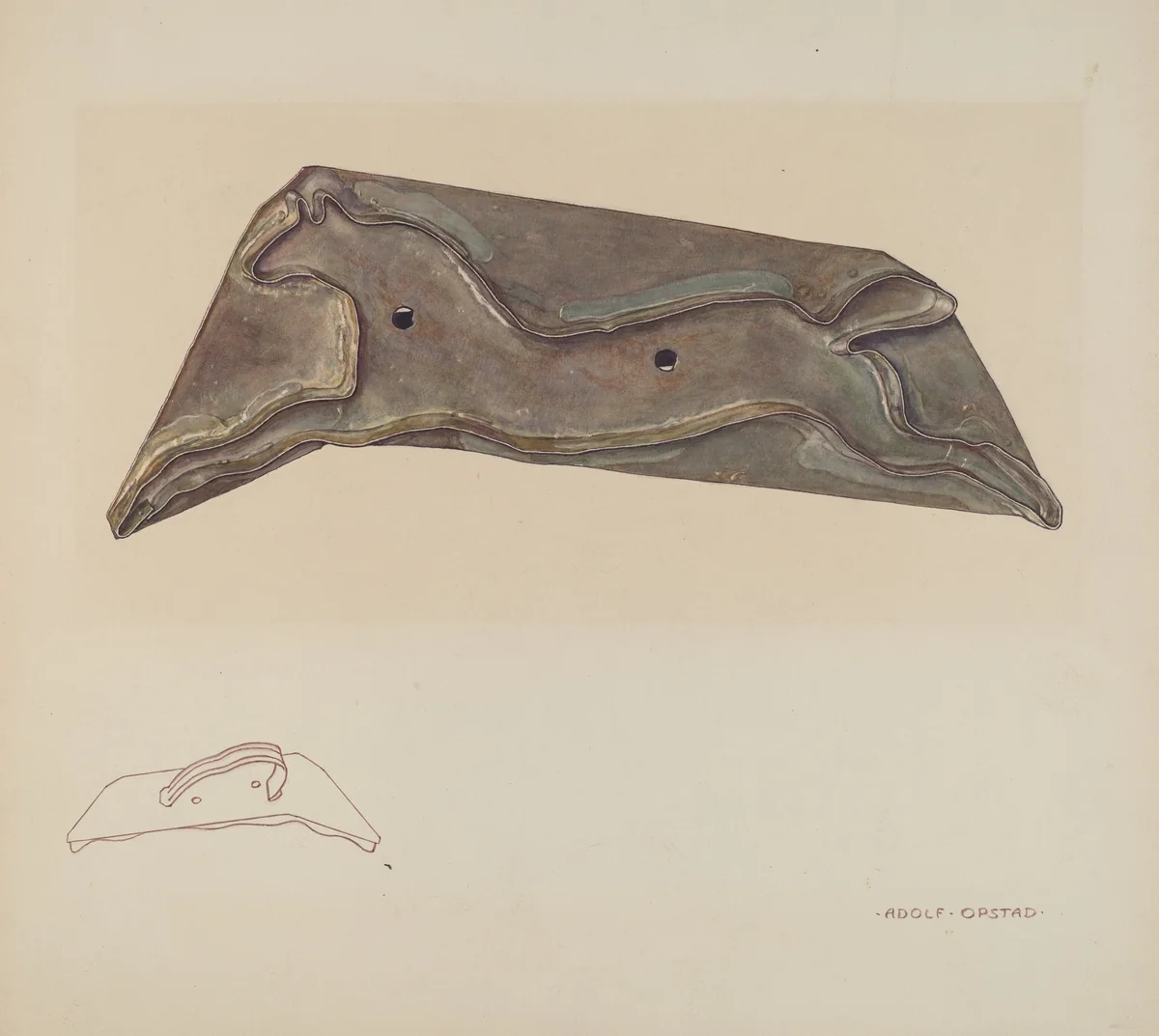 Cookie Cutter by Adolph Opstad, index of american design, 1941