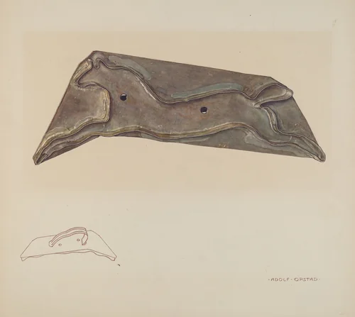 Cookie Cutter by Adolph Opstad, index of american design, 1941