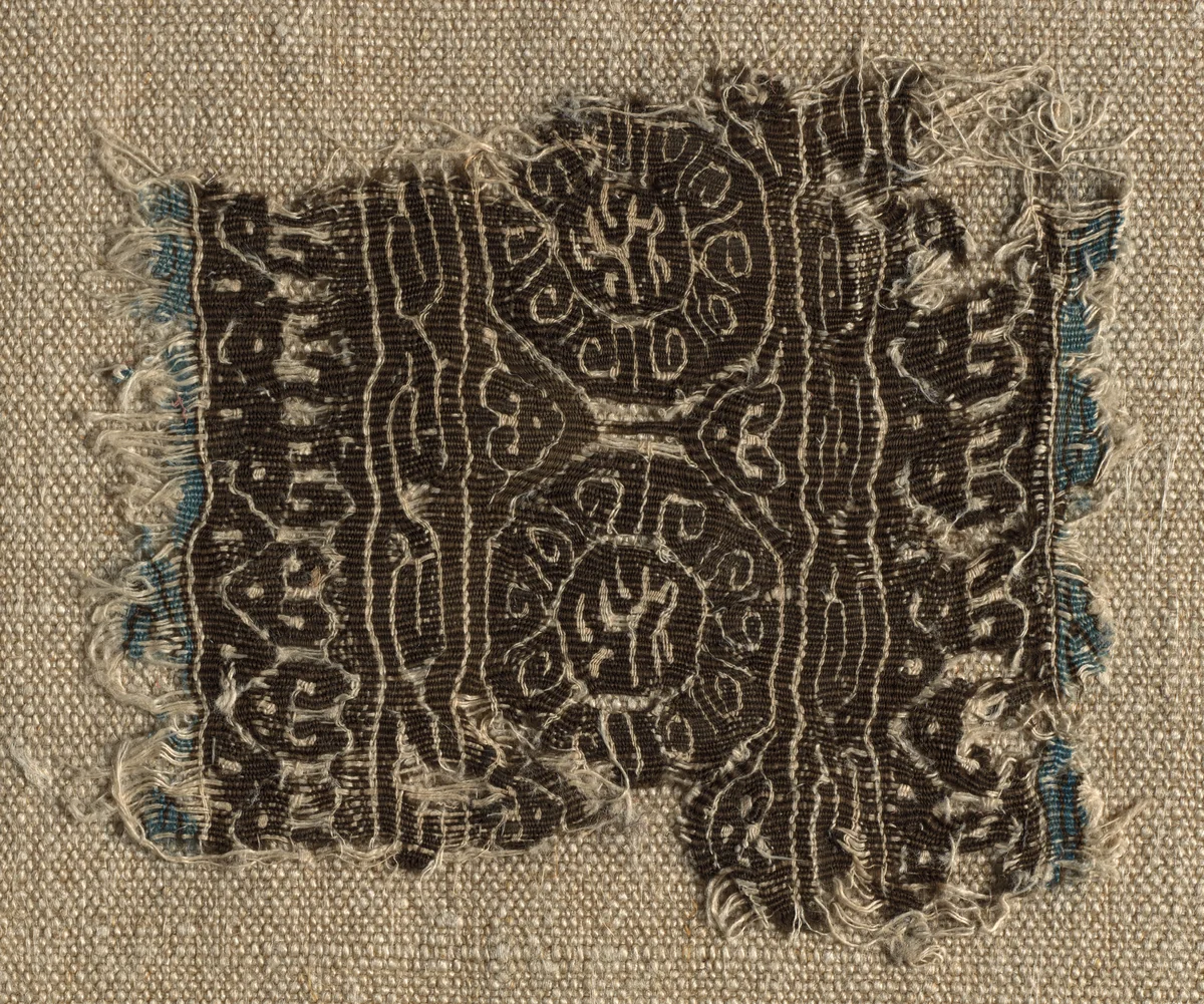 Fragment of a Tiraz-Style Textile by Unknown, textile, 1130-1149