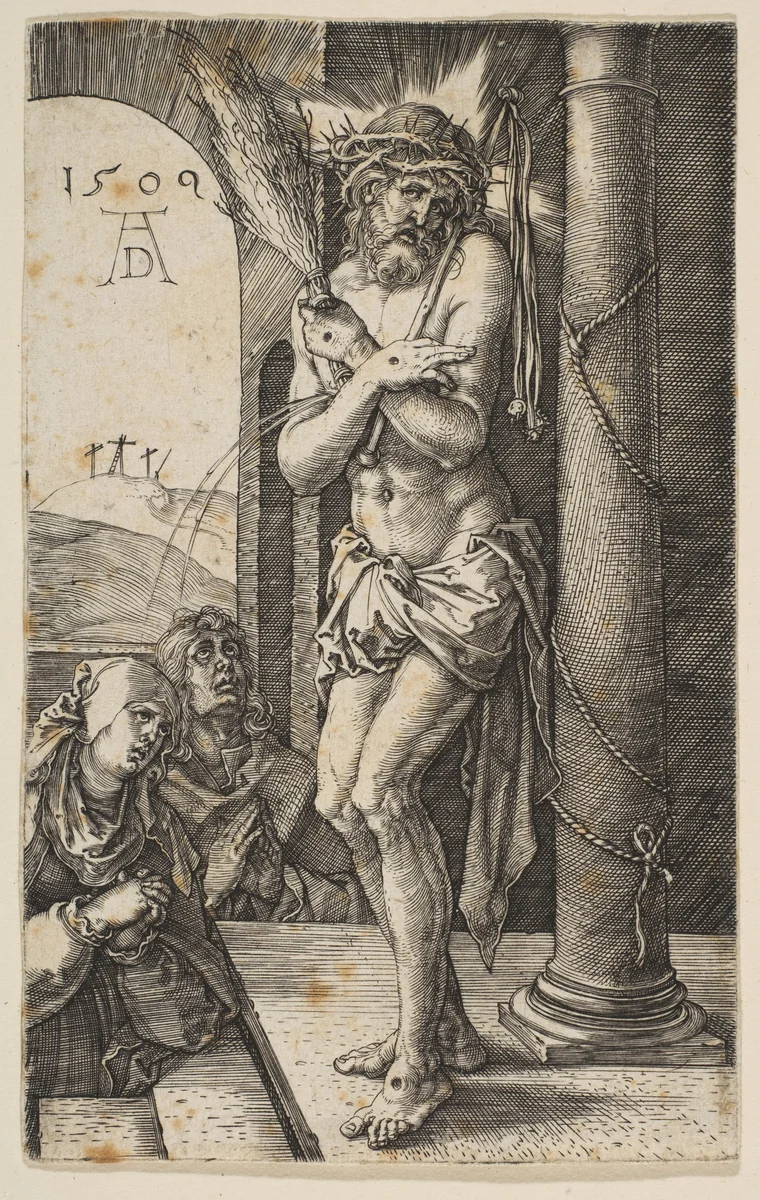Man of Sorrows, from "The Passion" by Albrecht Dürer, print, 1509