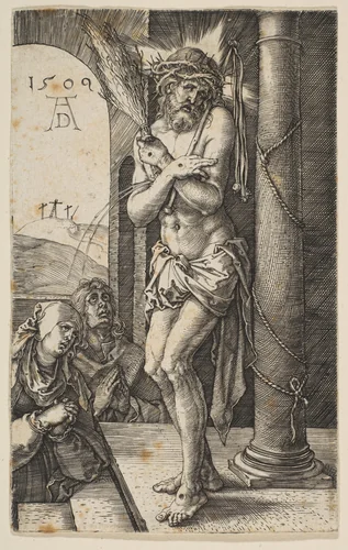 Man of Sorrows, from "The Passion" by Albrecht Dürer, print, 1509