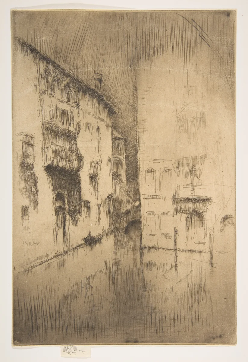 Nocturne: Palaces by James McNeill Whistler, print, 1879-1880