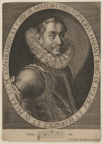 Christopher Harant by Aegidius Sadeler II, print, 1570-1629