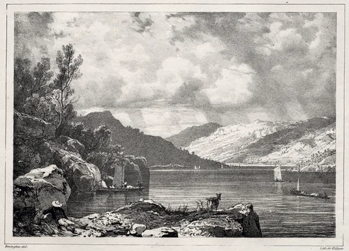 Loch Lomond by Richard Parkes Bonington, print, 1826