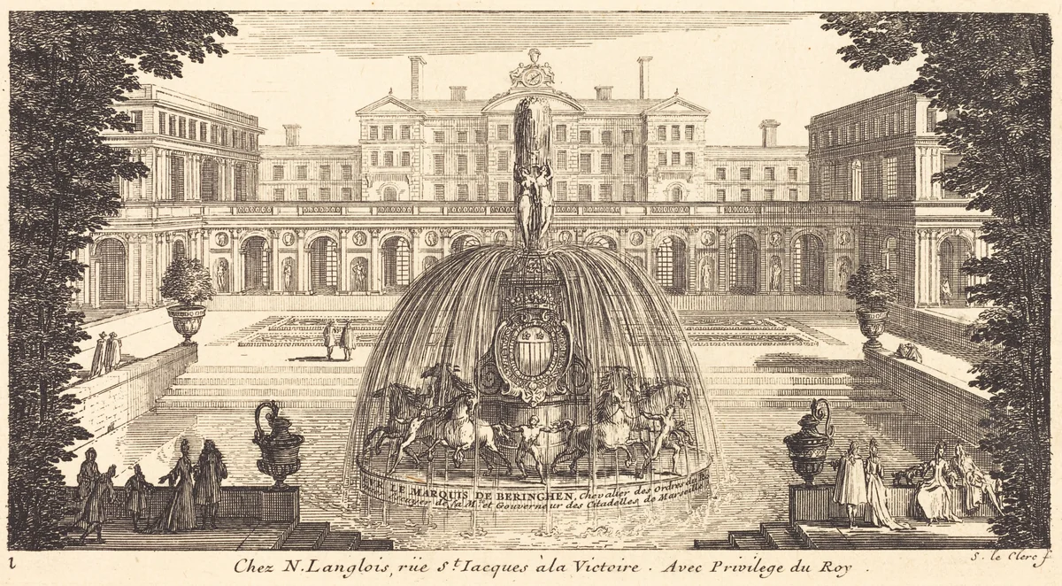 Frontispiece by Sébastien Le Clerc, print, 1673