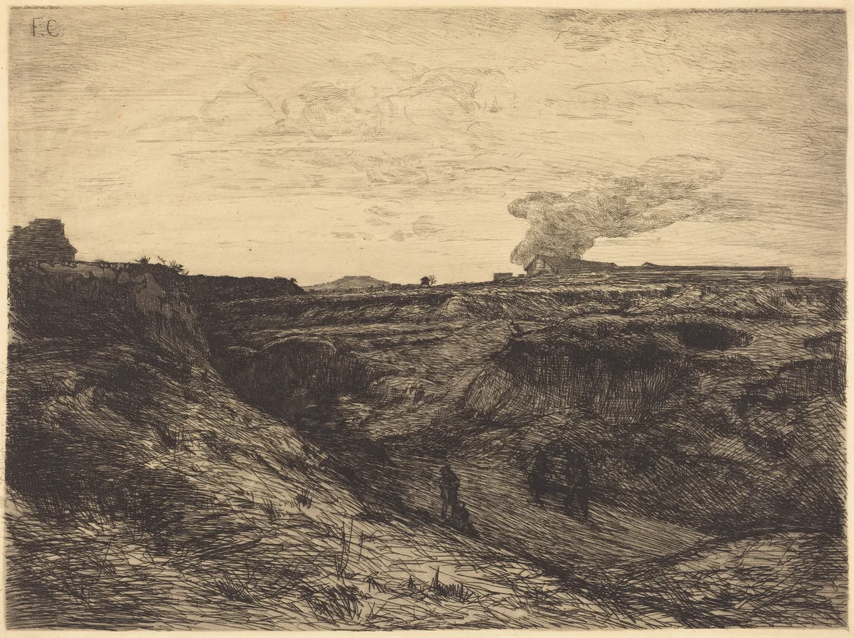 Quarry near Montmartre by François-Nicolas Chifflart, portfolio, 1865