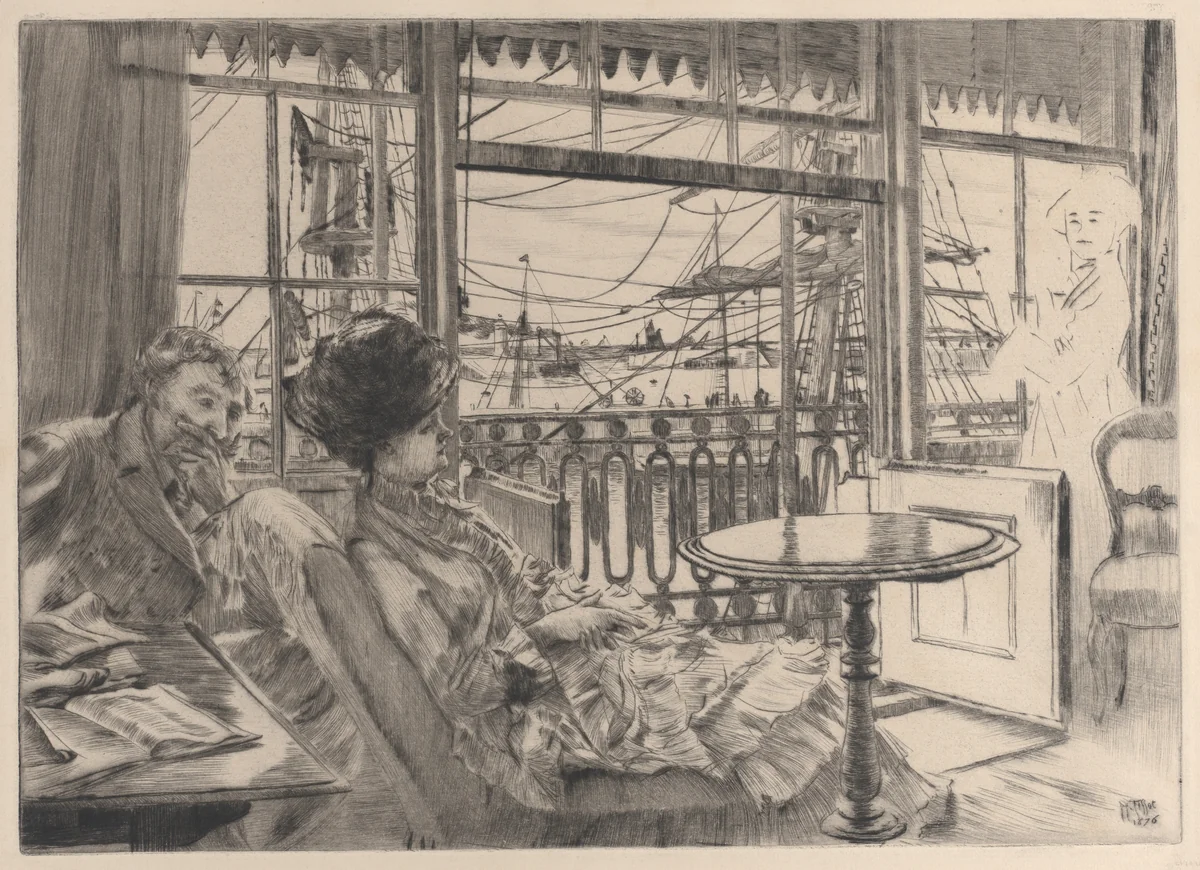 Ramsgate by James Tissot, print, 1876