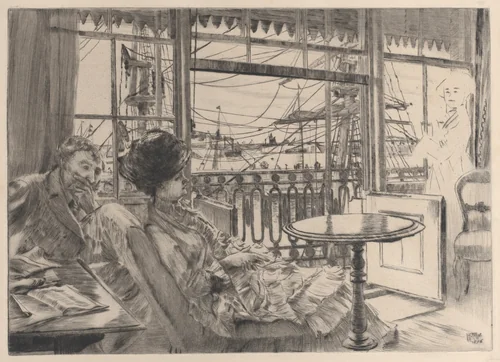 Ramsgate by James Tissot, print, 1876