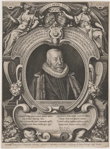 Philip Louis, Count Palatine by Wolfgang Kilian, print, 1612