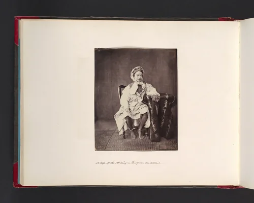 A Wife of the 1st King in European Costume by John Thomson, photograph, 1865