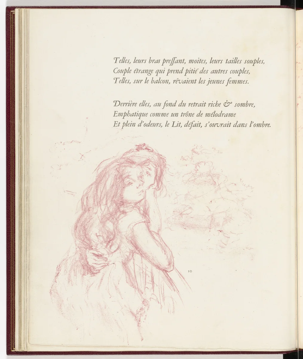 In-text plate (page 10) from Parallèlement (In Parallel) by Pierre Bonnard, illustrated book, 1900