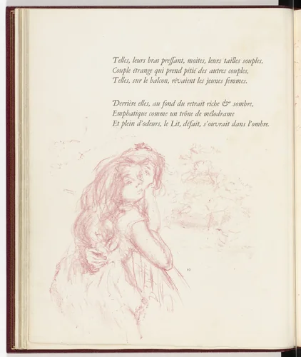 In-text plate (page 10) from Parallèlement (In Parallel) by Pierre Bonnard, illustrated book, 1900