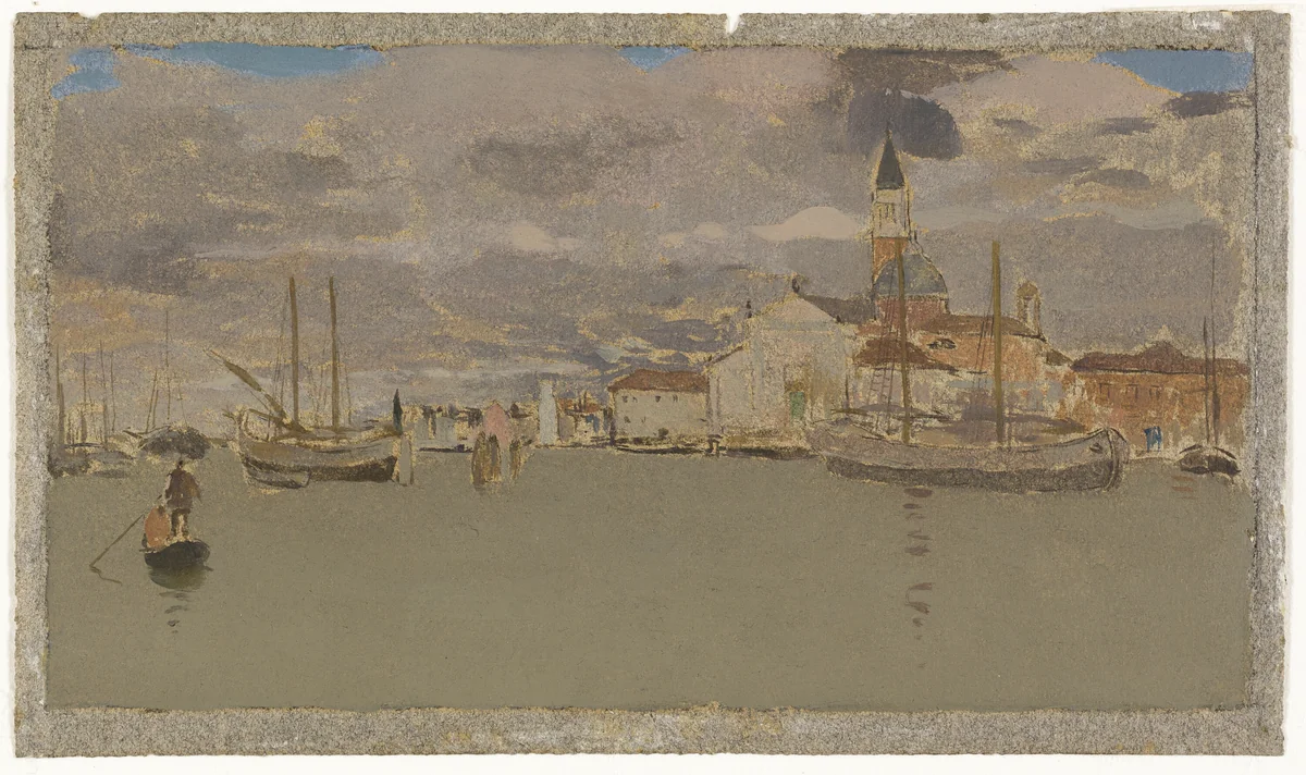 Venetian Atmosphere by James McNeill Whistler, painting, 1854-1903