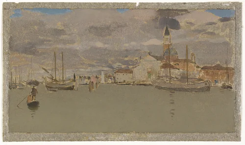 Venetian Atmosphere by James McNeill Whistler, painting, 1854-1903