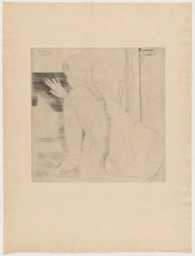 Croquis (Sketch) by Paul-César Helleu, print, 1895