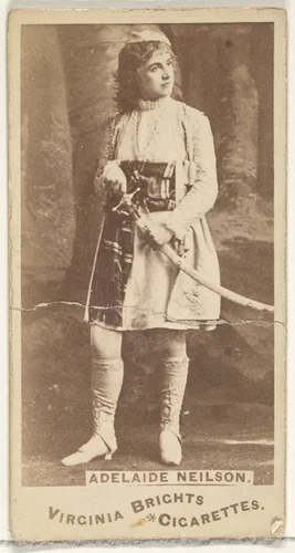Adelaide Neilson, from the Actors and Actresses series (N45, Type 1) for Virginia Brights Cigarettes by Allen & Ginter, photograph, 1885-1891