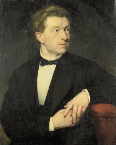 Dr J L Dusseau by Thérèse Schwartze, painting, 1870