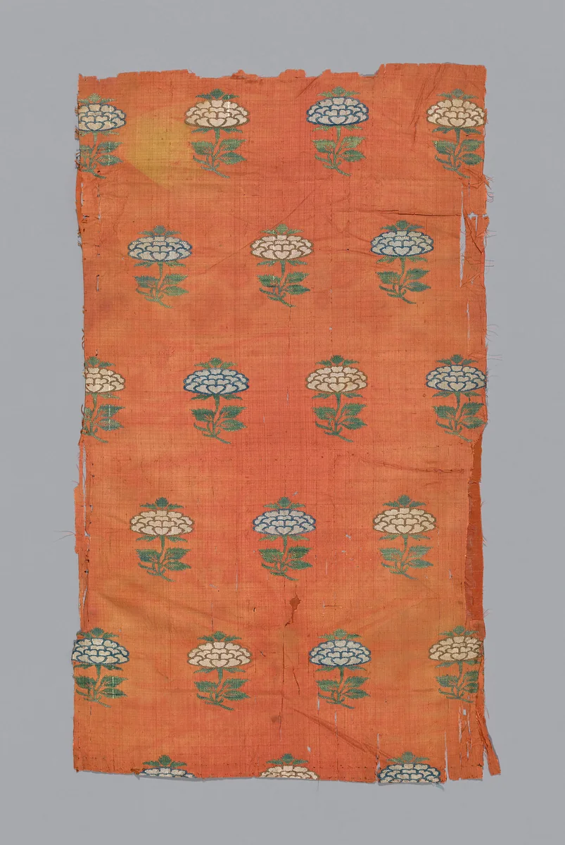 Panel (Dress Fabric) by Iran, textile, 1625-1675