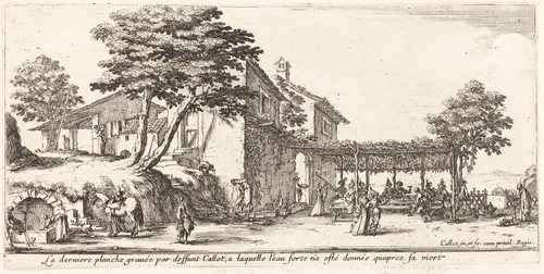 The Little Trellis by Jacques Callot, print, 1635