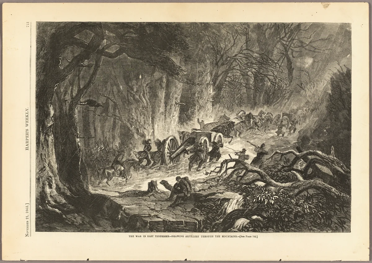 The War in East Tennessee by Unknown Artist, print, 1863
