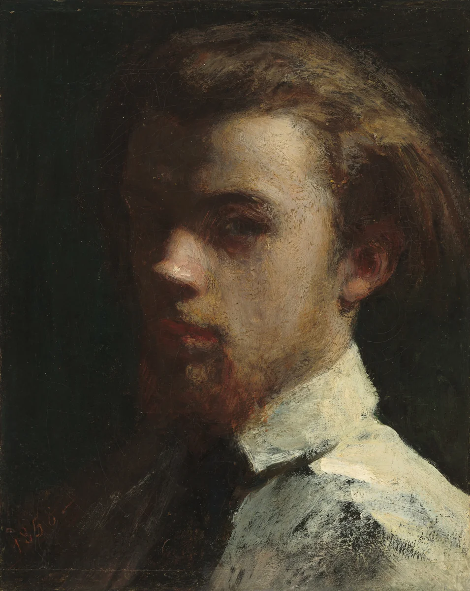 Self-Portrait by Henri Fantin-Latour, painting, 1858