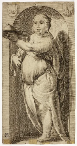 Gluttony by Hendrick Goltzius, drawing, 1591-1631