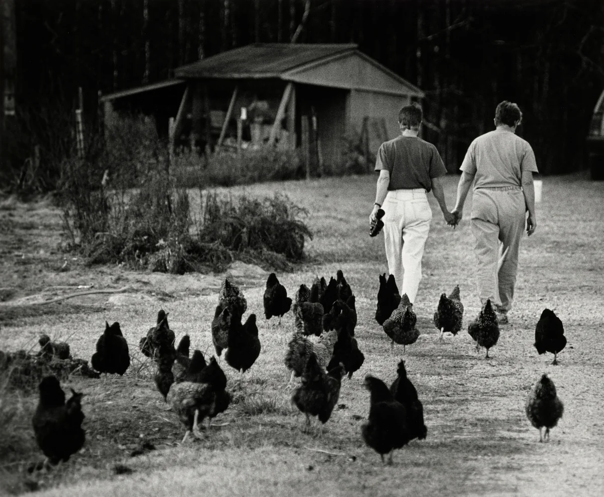 Jean Mills and Carol Eichelberger, no. 1 by Nancy Andrews, photograph, 1993