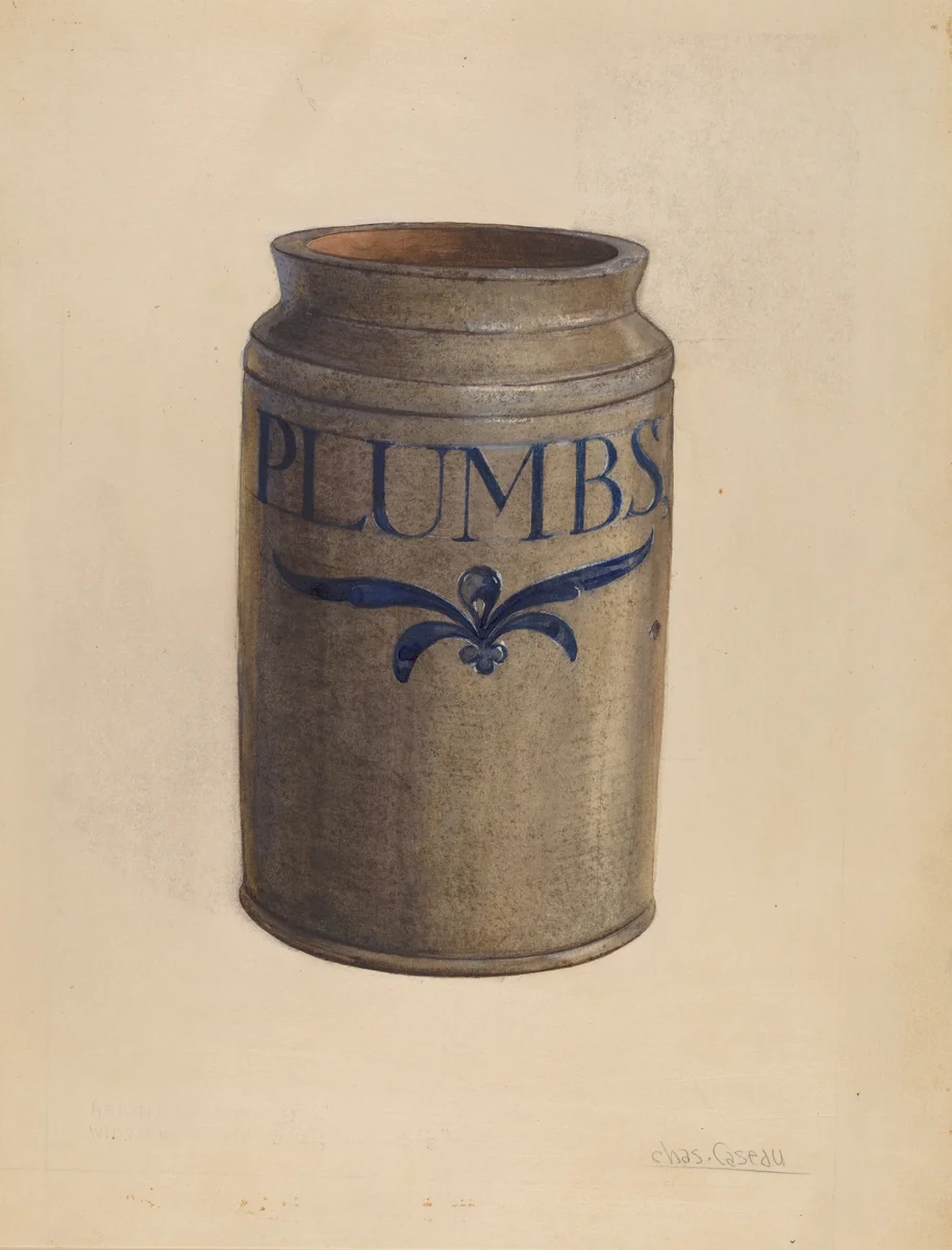 Jar by Charles Caseau, index of american design, 1936