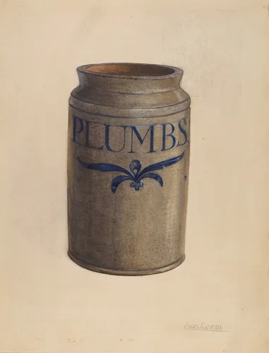 Jar by Charles Caseau, index of american design, 1936