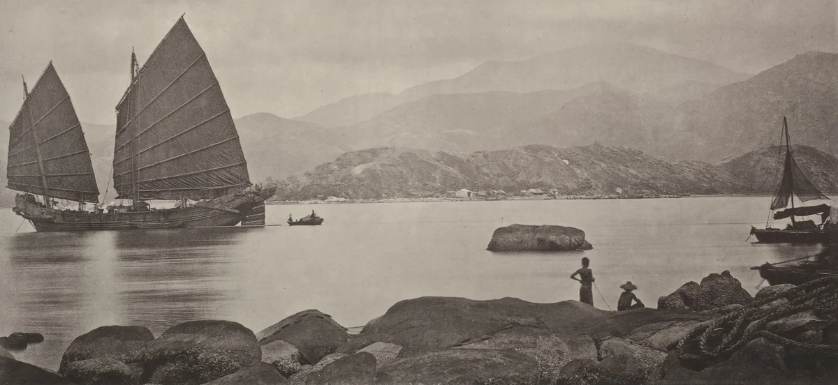 A Canton Trading Junk by John Thomson, photograph, 1873