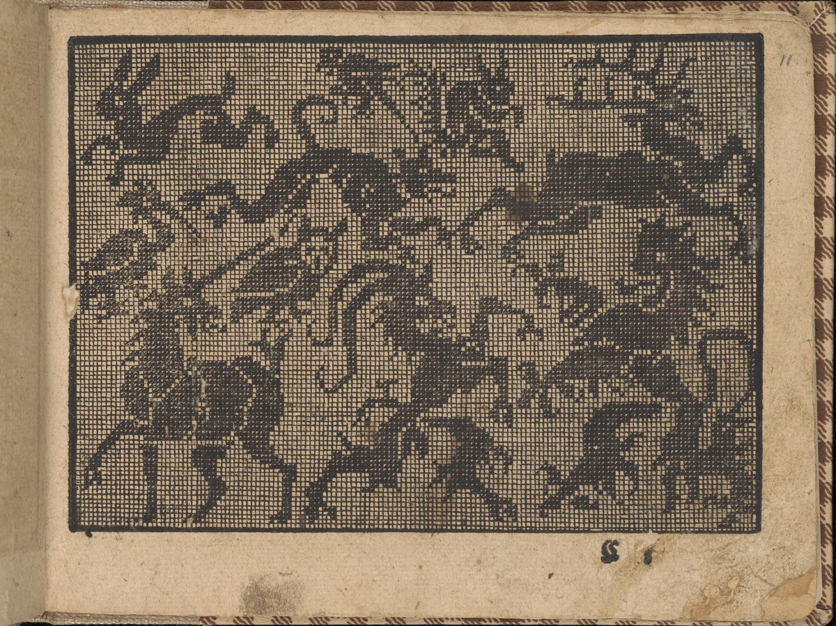 New Künstlichs Modelbuch (Page 11 recto) by Bernhard Jobin, book, 1600