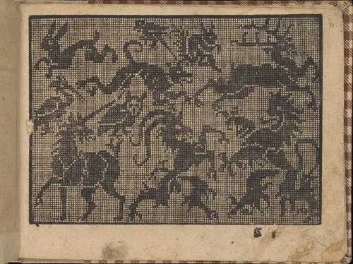 New Künstlichs Modelbuch (Page 11 recto) by Bernhard Jobin, book, 1600