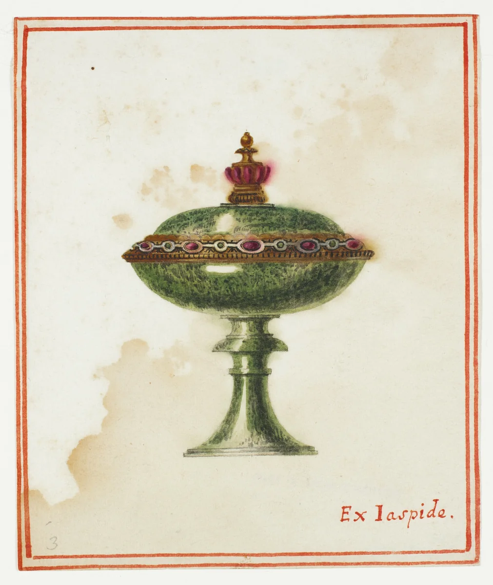 Jasper Covered Dish by Giuseppe Grisoni, painting, 1719-1769