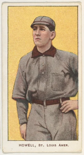 Howell, St. Louis, American League, from the White Border series (T206) for the American Tobacco Company by American Tobacco Company, print, 1909-1911