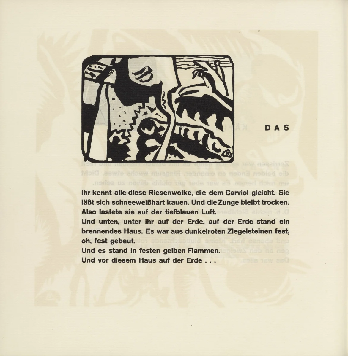 Improvisation 5 (headpiece, folio 15 verso) from Klänge (Sounds) by Wassily Kandinsky, illustrated book, 1913