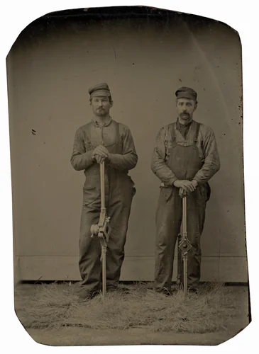 Portrait of Mechanics by American 19th Century, photograph, 1880-1889