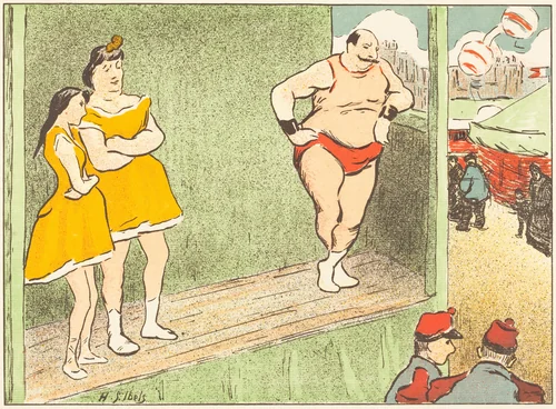 Le Grappin; L'Affranchie by Henri Gabriel Ibels, print, 1892