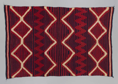 Serape by Unidentified, artwork, 1835-1845