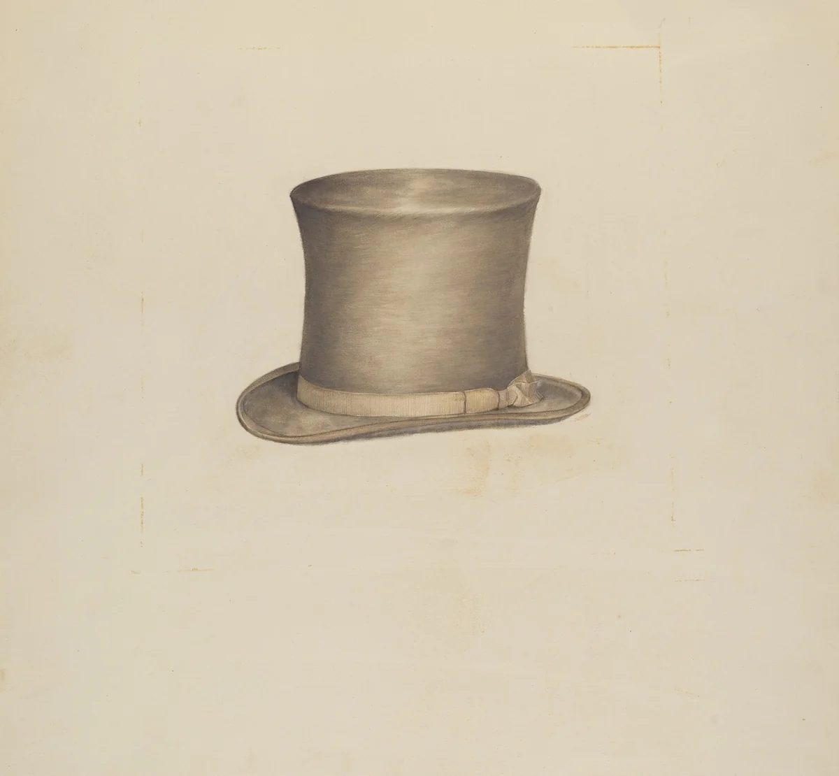 Man's Hat by Henry De Wolfe, index of american design, 1935-1942