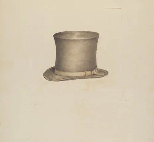 Man's Hat by Henry De Wolfe, index of american design, 1935-1942