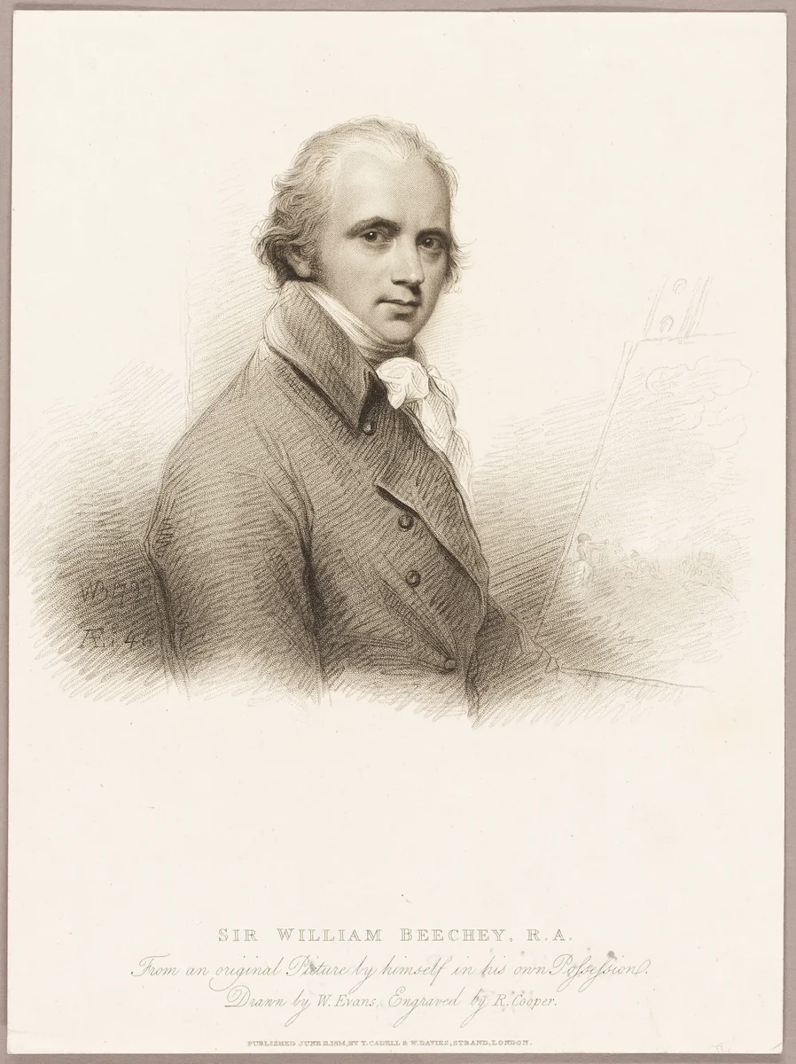 Sir William Beechey, R.A. by R. Cooper, print, 1814