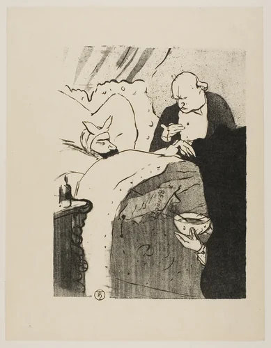 Carnot is Sick! by Henri de Toulouse-Lautrec, print, 1893