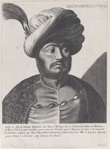 Turkish Emperor Selim II by anonymous, print, 1624-1675