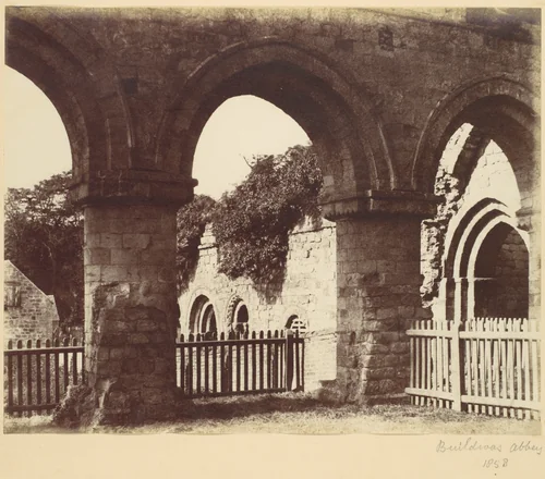Buildwas Abbey by Alfred Capel-Cure, photograph, 1858